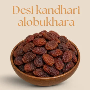 Desi Kandhari Alu Bukhara