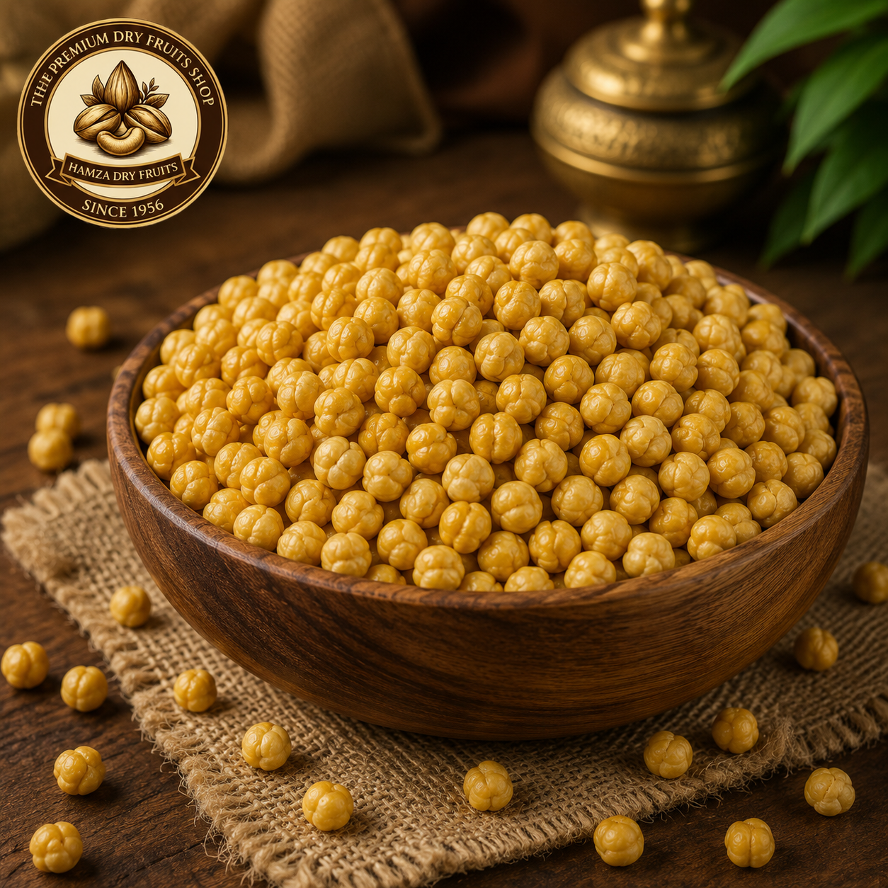 Roasted Chana (Chickpeas) Without Skin-Magaz Chana